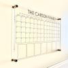 Large Clear Acrylic Monthly Calendar for wall | Dry-Erase Message White Board Calendar Wall Mounted Office Home Family Organization Tools Must Haves School Kids Adult Mom Teen Monthly Weekly ADHD Tool view 2