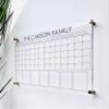Large Clear Acrylic Monthly Calendar for wall | Dry-Erase Message White Board Calendar Wall Mounted Office Home Family Organization Tools Must Haves School Kids Adult Mom Teen Monthly Weekly ADHD Tool view 4