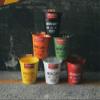 Mercury ME048141 Interior Bucket, Cleaning, Storage, Tin, Small, 1.9 gal (5 L), Camping, Outdoor, Firewood Storage, Red view 3