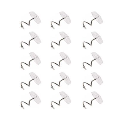 30 Pcs Twist Pins Upholstery Clear Heads Slip Cover Fasteners (15 pcs)