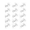 30 Pcs Twist Pins Upholstery Clear Heads Slip Cover Fasteners (15 pcs) view 1