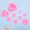 9Pcs Cake Unique Heart Rose Shape Chocolate Silicone Baking Chocolate Cake Baking Tool Accessories for Backing DIY view 2