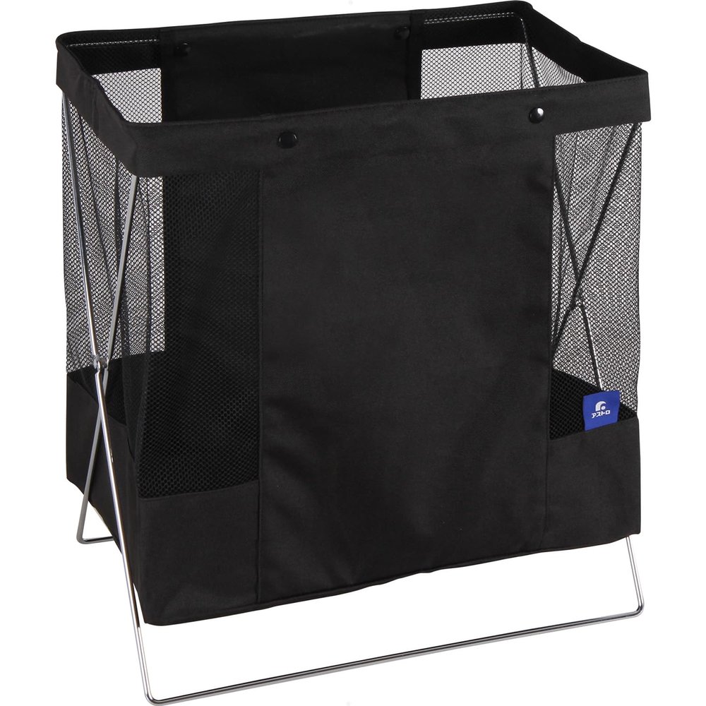 Astro 620-84 Storage Case, Black, Side Mesh, Width 15.7 x Depth 10.2 x Height 17.5 inches (40 x 26 x 44.5 cm), Foldable for Compact Storage, Luggage Storage, Side Wagon, Side Bag Stand, Storage Box