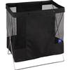 Astro 620-84 Storage Case, Black, Side Mesh, Width 15.7 x Depth 10.2 x Height 17.5 inches (40 x 26 x 44.5 cm), Foldable for Compact Storage, Luggage Storage, Side Wagon, Side Bag Stand, Storage Box view 1