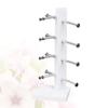 Cabilock Glasses Display Rack Easy Assemble Retro Sunglass Holder for Home Office Decor Stylish Tabletop Organizer for Eyewear Fits up to Frames White Sticks Style view 2