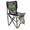 Wakauto 1pc Portable Folding Fishing Chair with Backrest Camouflage Outdoor Stool for Camping Hiking and Fishing Compact Design for Travel and Rest