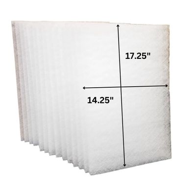 20 - 15x20 RESPICAIRE MICROCLEAN 95 AND EM PURECLEAN 95 AIR CLEANER FILTERS ( 10 FILTER CHANGES ) Actual Filter Size 13 1/4 x 17 1/4