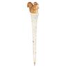 Abbott Collection 27-WHITTLE-0898 Squirrel on Birch Pen, 7 inches L, Brown/Ivory view 2