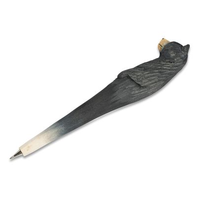 Abbott Collection 27-WHITTLE-0023 Long Black Bear Pen, 7.5 inches L