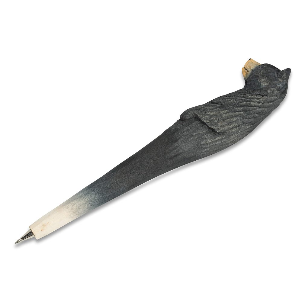 Abbott Collection 27-WHITTLE-0023 Long Black Bear Pen, 7.5 inches L