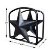 Black Rustic Texas Star Napkin Holder - Country Farmhouse Iron Metal Primitive Kitchen Countertop Napkin Holders, Western Style Stand for Napkins, Perfect Table Counter Decor for Home (Napkin Holder) view 2