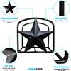 Black Rustic Texas Star Napkin Holder - Country Farmhouse Iron Metal Primitive Kitchen Countertop Napkin Holders, Western Style Stand for Napkins, Perfect Table Counter Decor for Home (Napkin Holder) view 3