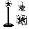 Black Rustic Texas Star Paper Towel Holder, Napkin Holder, Salt and Pepper Shakers Holder, Country Farmhouse Iron Kitchen Counter Accessory Set Holders (Paper Towel, Napkin, S&P Holder (3 Piece Set)) view 3