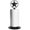 Black Rustic Texas Star Paper Towel Holder - Country Farmhouse Iron Metal Primitive Kitchen Countertop Paper Towel Holders, Western Style Stand for Paper Towels, Table Decor (Paper Towel Holder) view 1