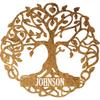 Badger Steel USA - Tree of Life Monogram - Metal Wall Art - 22" X 22" - Hammered Copper view 4