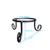 Black Iron Ball Stand - Gazing Globe Stand for Balls, Sphere Holder Wrought Iron Display Stand, Crystal Ball Stand, Glass Bowl Ring Metal Egg Stands, Gazing Ball Stand(3.5" Diameter X 2" Tall) view 2