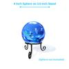 Black Iron Ball Stand - Gazing Globe Stand for Balls, Sphere Holder Wrought Iron Display Stand, Crystal Ball Stand, Glass Bowl Ring Metal Egg Stands, Gazing Ball Stand(3.5" Diameter X 2" Tall) view 4