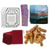 10 Certified Holy Land Olive Wood Handheld Comfort Cross from Israel. Small, 2.75". Velvet Bag, Meditation Booklet, Lord's Prayer Bookmark and Certificate of Authenticity Included. Clinging Palm cross view 1