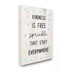 Stupell Industries Sprinkle Kindness Everywhere Fun Motivational Reference, Designed by Daphne Polselli Wall Art, 24 x 30, Canvas view 1