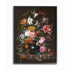 Stupell Industries Elegant Floral Bouquet Butterfly and Fruit Details, Designed by Ziwei Li Wall Art, 11 x 14, Black Framed view 1