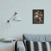Stupell Industries Elegant Floral Bouquet Butterfly and Fruit Details, Designed by Ziwei Li Wall Art, 11 x 14, Black Framed view 2
