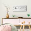 Stupell Industries Our Nest Phrase Family Home Nursery Greeting, Designed by Daphne Polselli Wall Art, 13 x 30, Canvas view 2