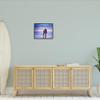 Stupell Industries Wild Horse on Beach Colorful Blue Sunset view 2