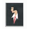 Stupell Industries Retro Pop Female Portrait Fashion Tie Detail view 1