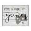 'Home's Where My Games Are'| Framed Giclee Art view 1