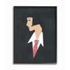 Stupell Industries Retro Pop Female Portrait Fashion Tie Detail view 1