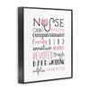 Stupell Industries Nurse Inspirational Description Healthcare Professional Gratitude, Designed by Elizabeth Tyndall Wall Art, 11x14, Black Framed view 3