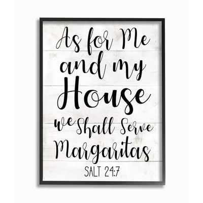 Stupell Industries My House Serves Margaritas Funny Spiritual Pun