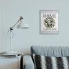 Stupell Industries Home is Where The Herd is Farm Cow Pun, Designed by Lettered and Lined Wall Art, 16 x 20, Grey Framed view 2