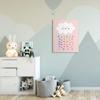 Stupell Industries Raining Rainbow Hearts with Happy Cloud, Designed by Seven Trees Design Wall Art, 30 x 40, Canvas view 2