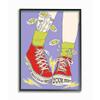 Stupell Industries Dont Let Grass Grow Under Your Feet Shoes Fashion Quote view 1
