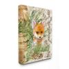 Stupell Industries Nursery Red Fox Forest Animal Children's Illustration, Designed by Sherri Buck Baldwin Wall Art, 24 x 30, Canvas view 1