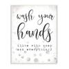 Stupell Industries Wash Hands Bathroom Sign Sassy Soap Phrase view 1