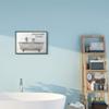 Stupell Industries Never Too Many Bubbles Quote Family Pet Dog Bath, Designed by Lori Deiter Wall Art, 16 x 20, Black Framed view 2