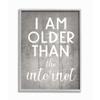 Stupell Industries I am Older Than The Internet Rustic Charm Design view 1