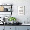 Stupell Industries Sprinkle Kindness Everywhere Fun Motivational Reference, Designed by Daphne Polselli Wall Art, 16 x 20, Black Framed view 2