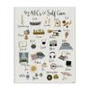 Stupell Industries 'ABC's of Self Care', Canvas Art, 16 x 20 Inches, Easy to Hang and Sturdy, Made in USA, by Gigi Louise view 1