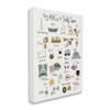 Stupell Industries 'ABC's of Self Care', Canvas Art, 16 x 20 Inches, Easy to Hang and Sturdy, Made in USA, by Gigi Louise view 2