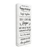 Stupell Industries Rules for A Happy Marriage Family Home List, Designed by Daphne Polselli Wall Art, 13 x 30, Canvas view 1