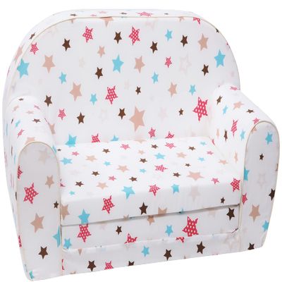 Delsit Kids Couch for Toddlers - 2 in 1 Convertible Foam Sofa to Lounger, Comfy Flip Out Lounge Chair for Children, Made in Europe