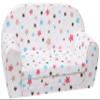 Delsit Kids Couch for Toddlers - 2 in 1 Convertible Foam Sofa to Lounger, Comfy Flip Out Lounge Chair for Children, Made in Europe view 1