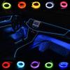 ABALDI EL Wire Interior Car Light, USB Neon Glowing Strobing Neon Lights with 5mm Sewing Edge for Car Inside Decoration(2m/6ft,Blue) view 3