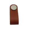 Inzopo 12pcs Leather Drawer Pulls, Nordic Wardrobe Cabinet Door Handle, Handmade Leather Suitcase Handle Drawer Cabinet Leather Handle Pulls Knob view 2