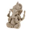 Inzopo Ganesh Buddha Statue Sandstone Elephant Sculpture, Ganesha Elephant God Statue Sandstone Handmade Sculpture Buddha Figurine Decoration - Beige view 1