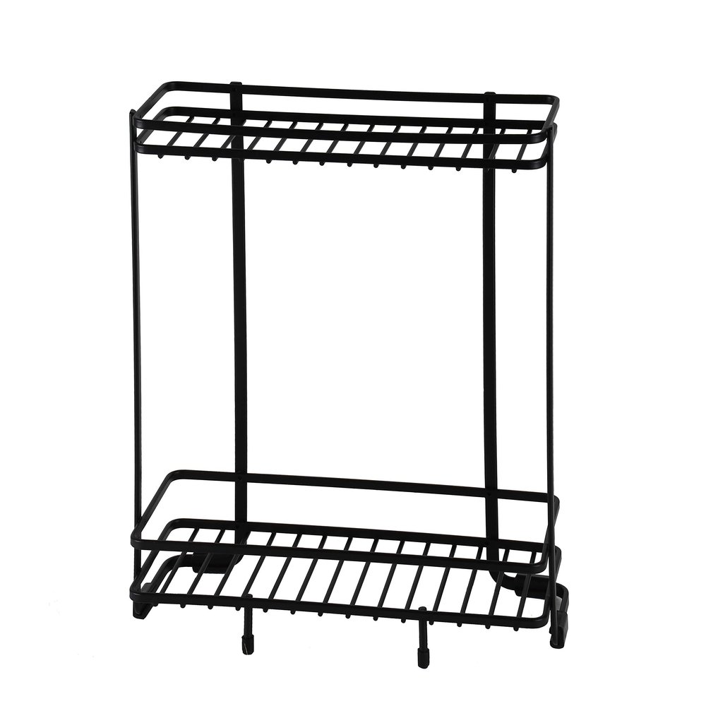 (PEARL METAL) Bottle Stand, :() 26.511.533.5cm, Black (Black 19-3911tcx)