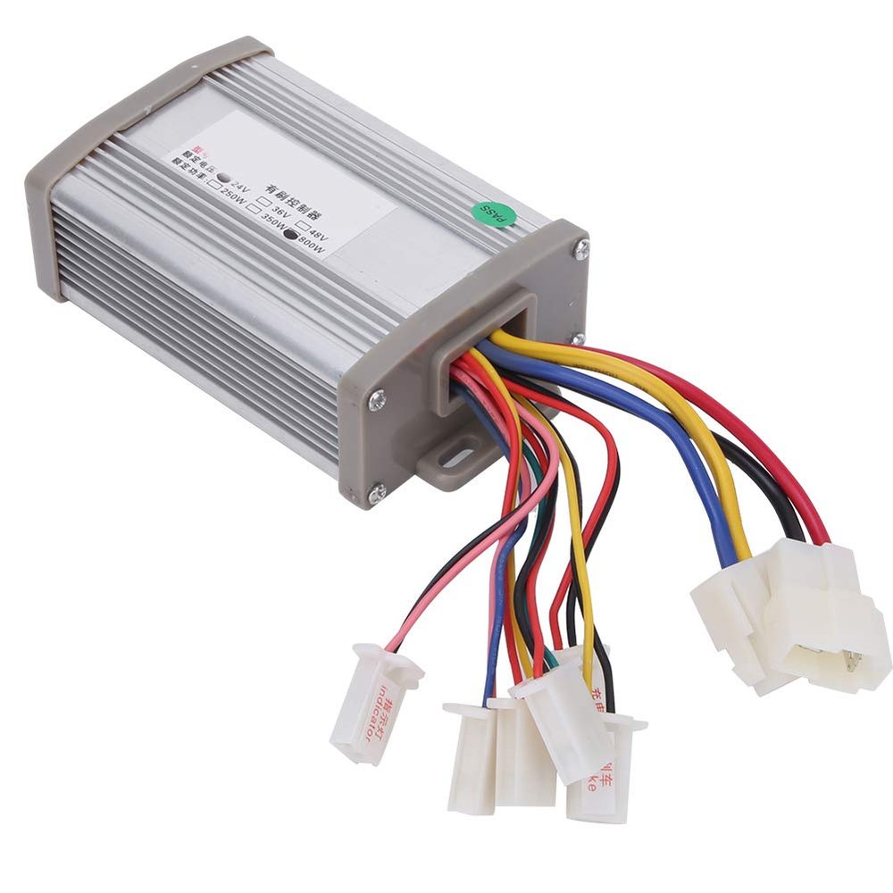 Alomejor Brush Motor Controller, 24V 800W, Metal Shell, for Electric Scooters and Tricycles, Easy to Install, Lightweight